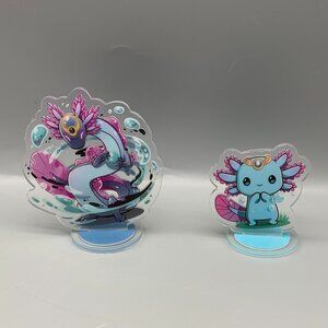 New in Package: Casting Shadows Frill Lilypad & Regenerator Acrylic Figures